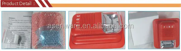 High quality Fire Strobe Sounder Siren for Fire alarm system