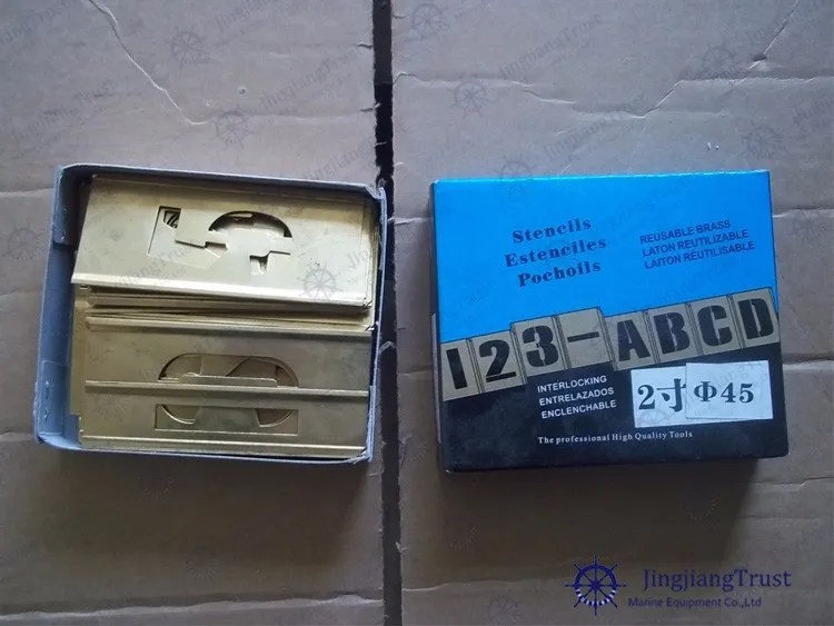 Stencil Letter And Figure Sets 25mm,Impa Code 613133,Nautical Equipment