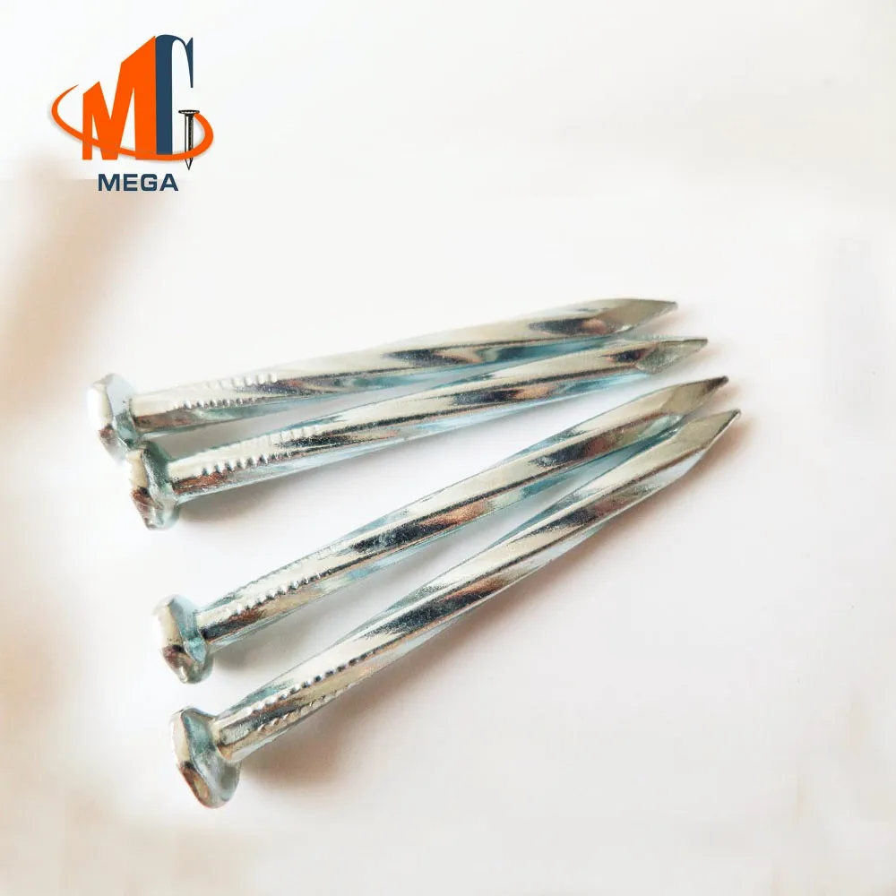 Hot Sale Top Quality 3/4" 6" Black Galvanized Hardened Steel Concrete