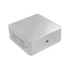 Portable thin pico aluminum grey mini computer pc case