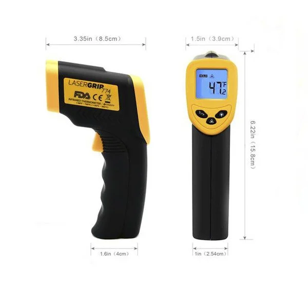 Non-contact Laser Infrared Industrial Digital Thermometer