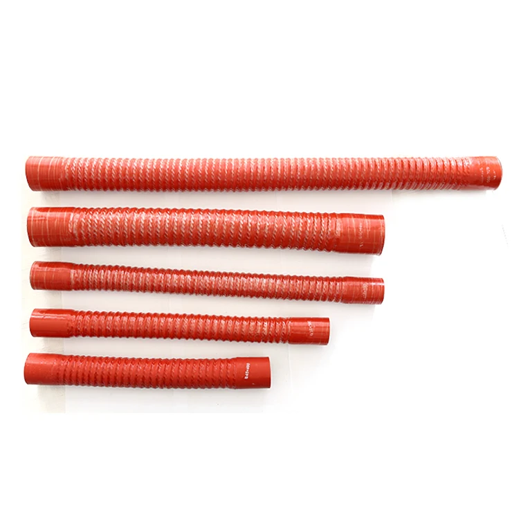 Custom Various Molded Accordion Rubber Bellows Silicone Hose In Epdm, Cr Or Silicone Material