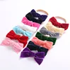 Nylon Super soft Korean velvet bow baby baby hair band
