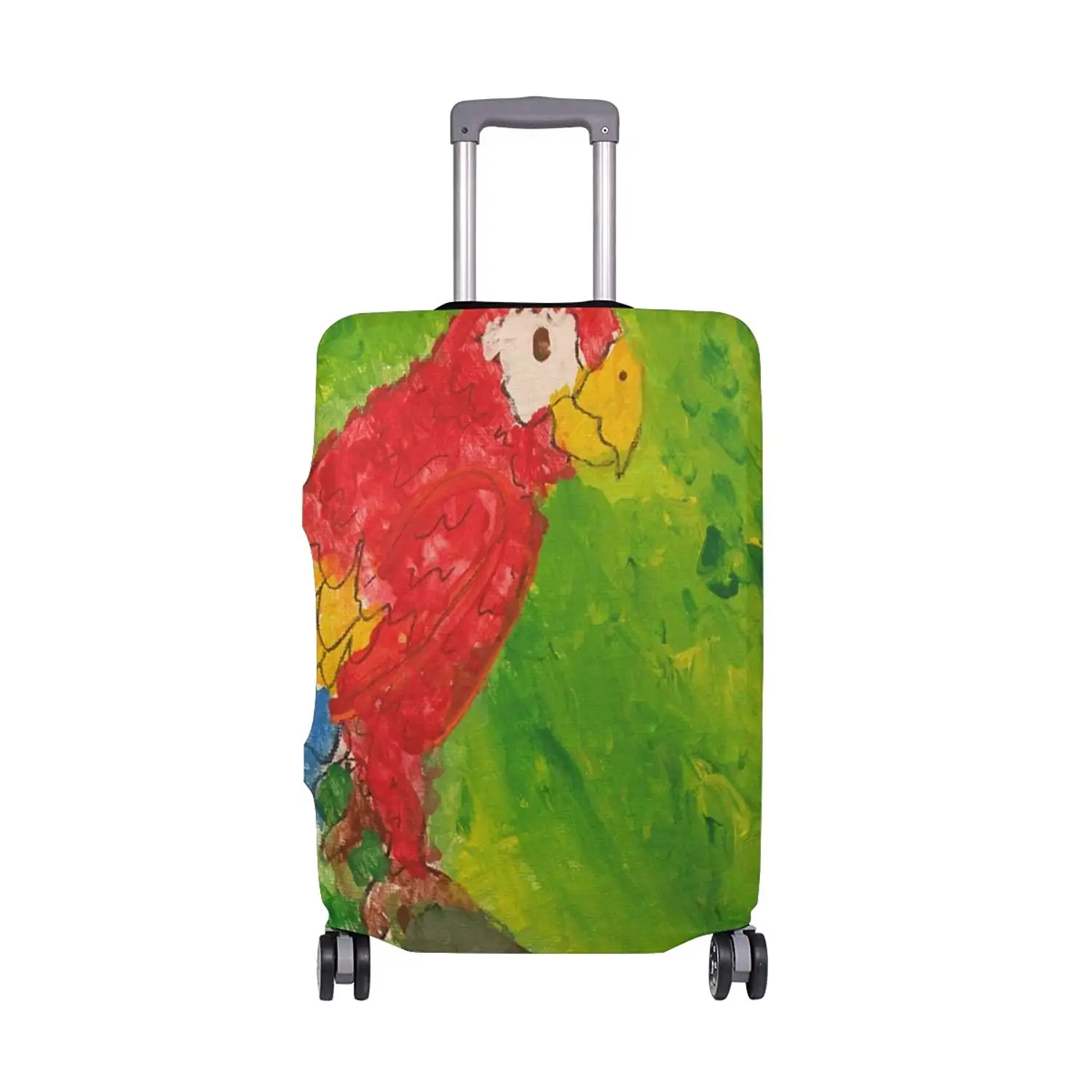 FOLPPLY Colorful Rainbow Tree Luggage Cover Baggage Suitcase Travel Protector Fit for 18-32 Inch