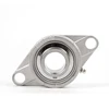 Two-bolts silver stamping insert flange pillow block bearing housing seat SSUCFL206