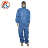 Type 5 Type 6 standard breathable anti-static blue SMS custom made safety workwear uniform