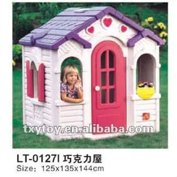 kids outdoor plastic playhouse
