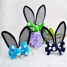 Haute qualité mignon 2016 pas cher enfants corée cheveux accessoires à prix raisonnable bowknot lapin oreilles