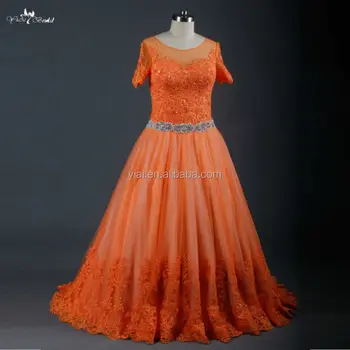 Orange Dress for Wedding