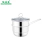 Stainless Steel 2 Tier Oyster Steamer Soup Pot multi function Steaming Cookware Steamer with egg steamer