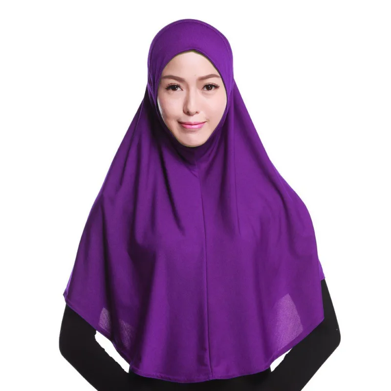 20 Colors Women Hijabs Islamic Chest Cover Scarf Bonnet Full Cover 