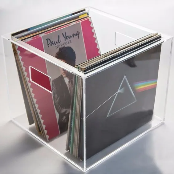 Cheap Clear Case Tabletop Storage Acrylic Rack Dvd Or Cd Counter