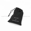 Manufacturer specialized drawstring suede pouch bag fabric bag wholesale customized logos and manufacturer/we