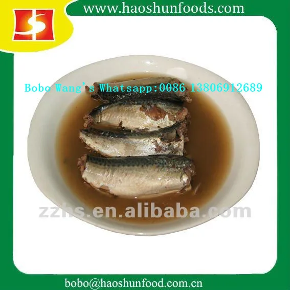 Canned Mackerel In Vegetable Oil 125g/155g Buy Canned Mackerel Fish