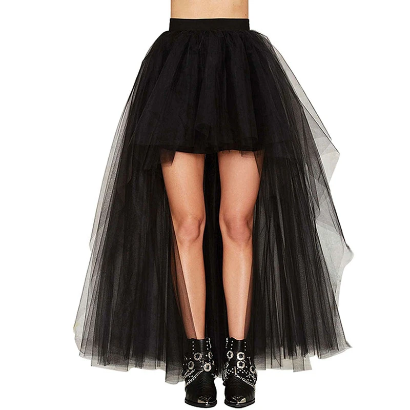 High Quality Wholesale Adult Women Girls Skirt Tulle Ballet Long Black Tutu Skirts For Women