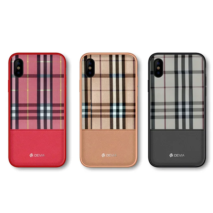 leather mobile back cover for iphone8 phone case