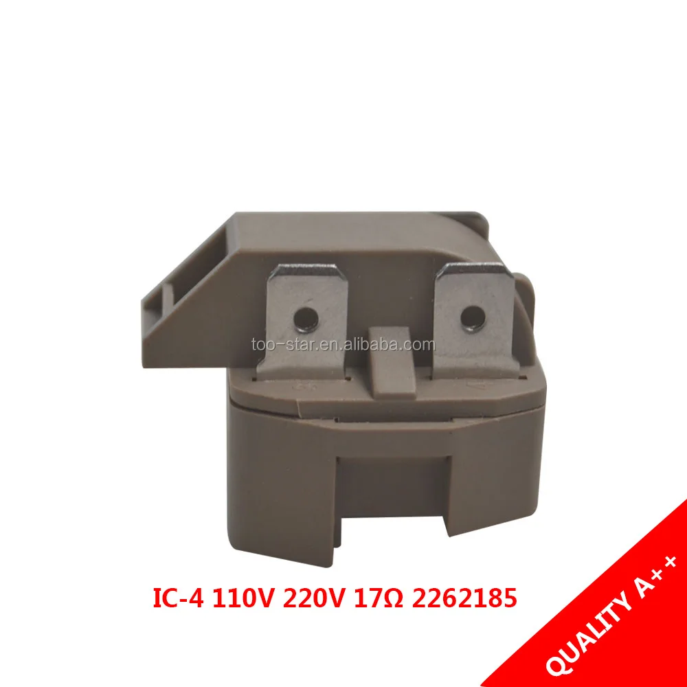110V 220V 17Ω 2× Universal Refrigerator Freezer Compressor PTC Start Relay IC-4 