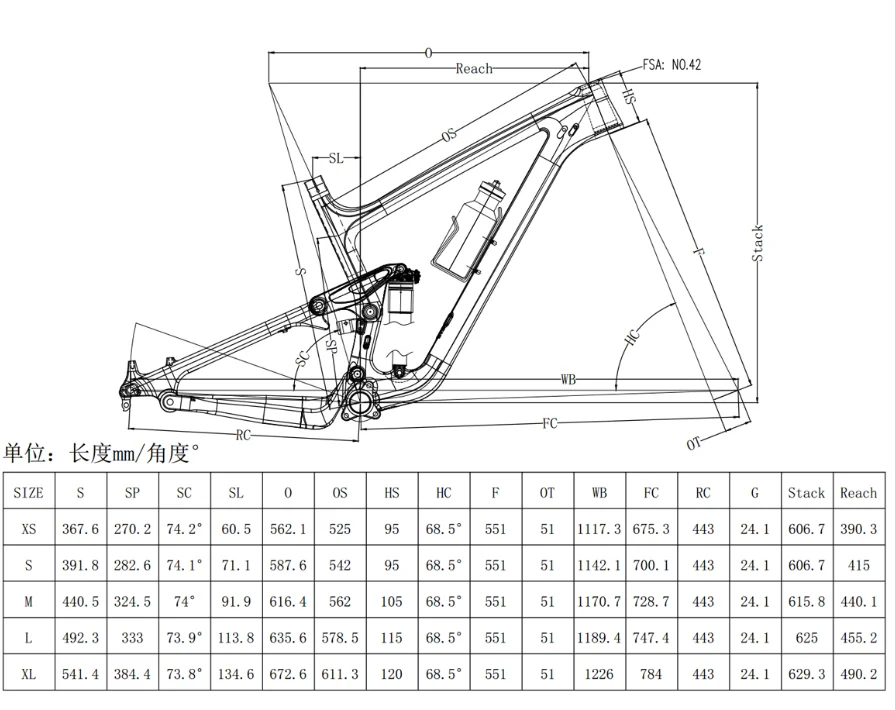 17.5 mtb frame size