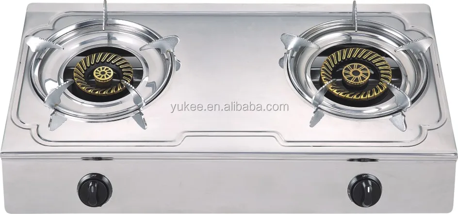 three burner glass top gas stove