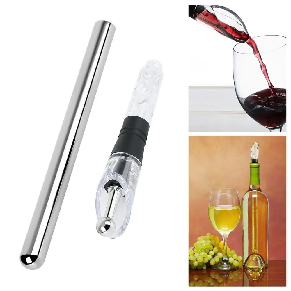 Wine Chiller Stick: 3-in-1 Stainless Steel Wine Bottle Cooler Stick ...