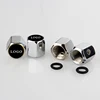 Auto Universal Silver Anti - theft Valve Cap Auto Tire Anti - theft Valve Cap