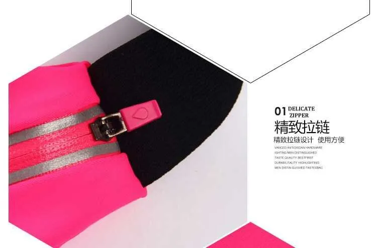 Sporting waist bag for iphone 6 plus Waterproof seal fit different sizes mobile phone with zipper