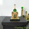 Mini Crystal Religious Clock Model MakkahFor Business Decoration