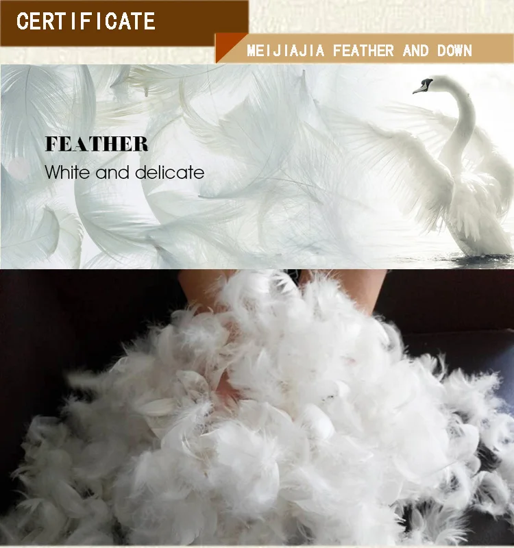 24cm Or 46cm Washed White Goose Down Feather Price Buy Feather