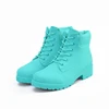 Women Unisex Fur Lining Winter Autumn Warm Pure White Casual Work Boots