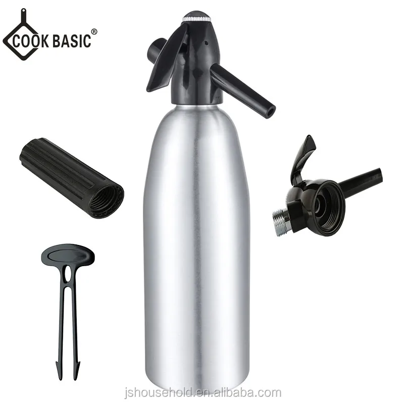 Hand Made Aluminum Soda Siphon 1.0l Co2 Cartridges Soda Siphon Seltzer Maker Jscw010 Buy Hand