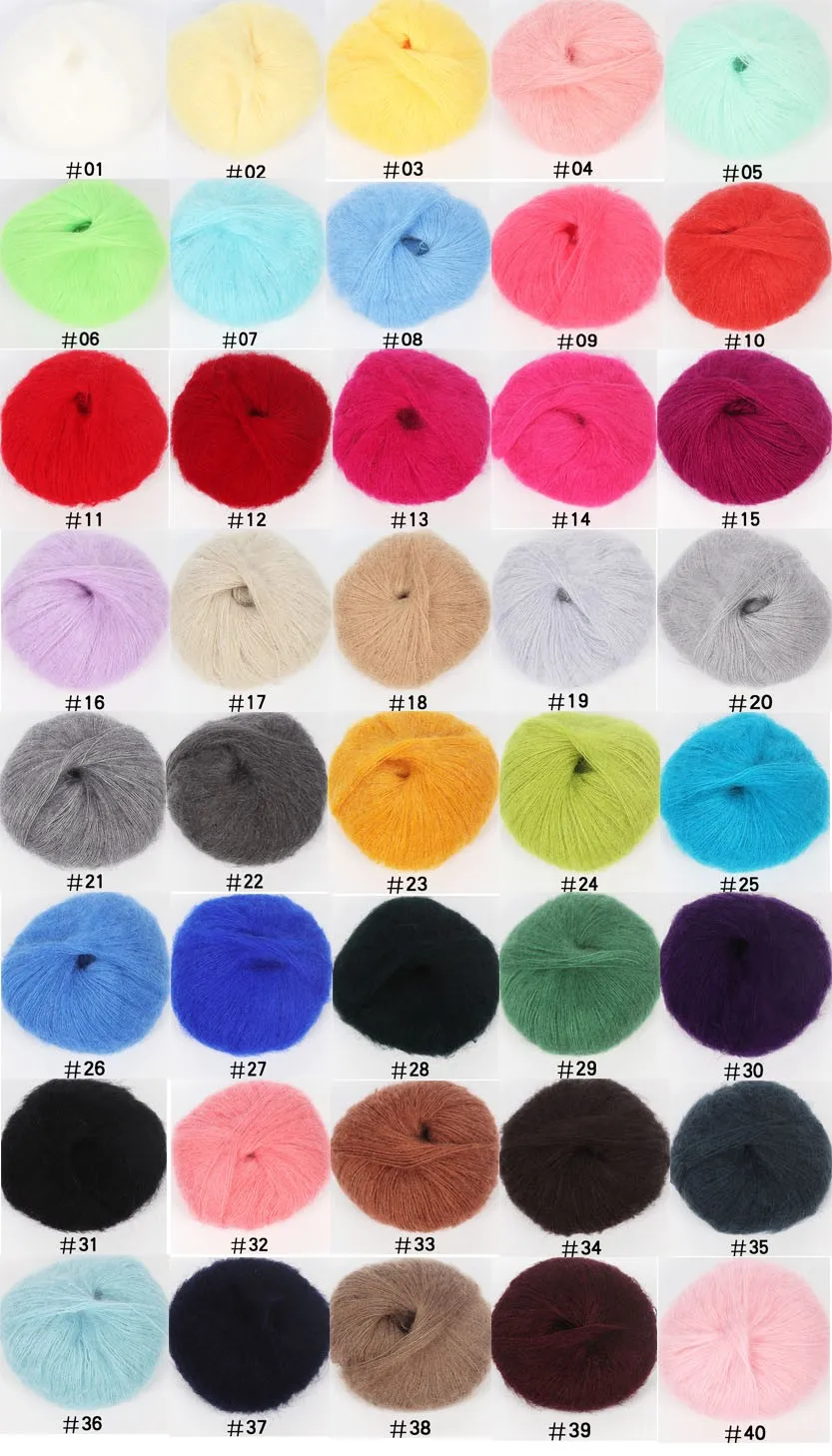 Kid Mohair Yarn Wholesale Mohair Boucle Yarn Mohair Silk Yarn For Baby