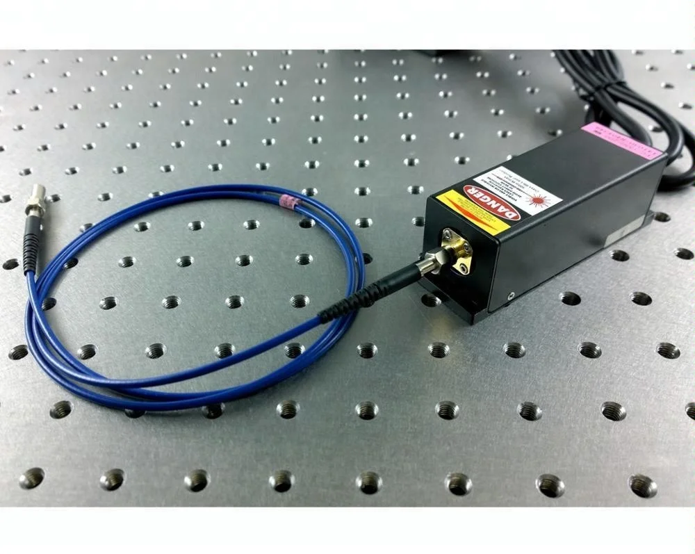 
375nm UV multimode fiber coupled output diode laser module 