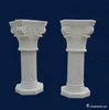 granite stone gate pillar design/cantera stone columns/stone column caps
