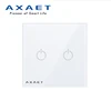 high-sensitive wireless control touch glass screen wall bluetooth light switch for hotel/ home/hospital/apartment