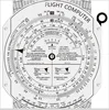 Aviation heavy duty e6b flight computer with slide for Pilot Students protractor measure tools