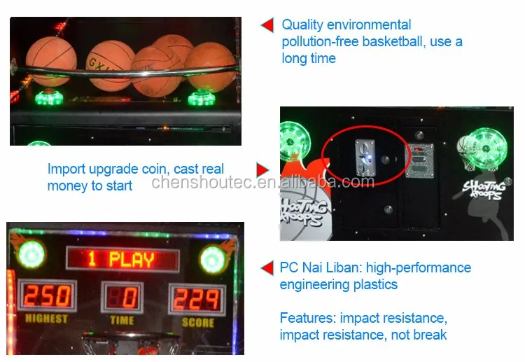 Luxury Mini Basketball Arcade Games Machines Carnival Basketball Game