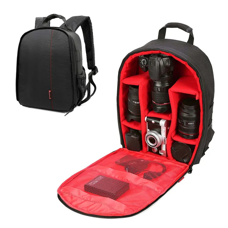 camera bag with tripod holder