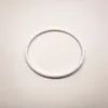 corrosion resistance plastic white virgin pure PTFE o ring by CNC process