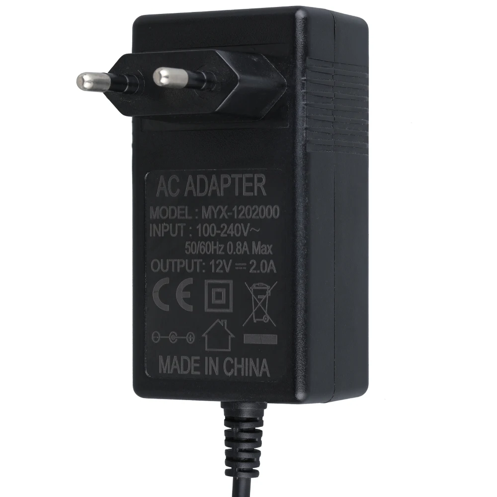 Factory Sales 12v 2a Power Adapter Ac/dc Power Supply For Dvd Player
