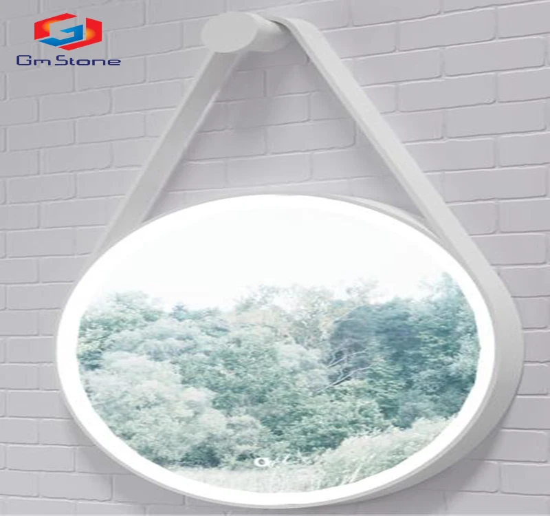 GM-6015  Italian designed solid surface artificial stone Mirror