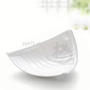 Unique Triangle Shaped White Melamine Plates Dinnerware Set Unique Triangle Shaped White Melamine Plates Dinnerware Set