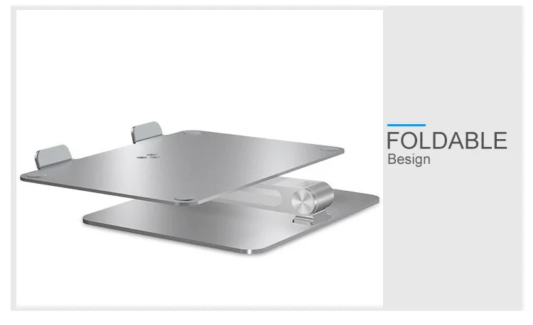 Adjustable Folding  Aluminum Desktop Monitor Stand Portable Laptop Stand Holder