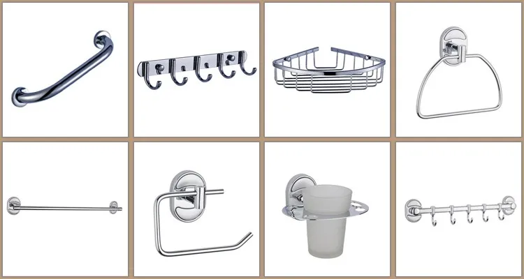 Bathroom Accessories Fittings wall mounted zinc alloy bathroom accessories fittings in hardware Bathroom Accessories Fittings wall mounted zinc alloy bathroom accessories fittings in hardware