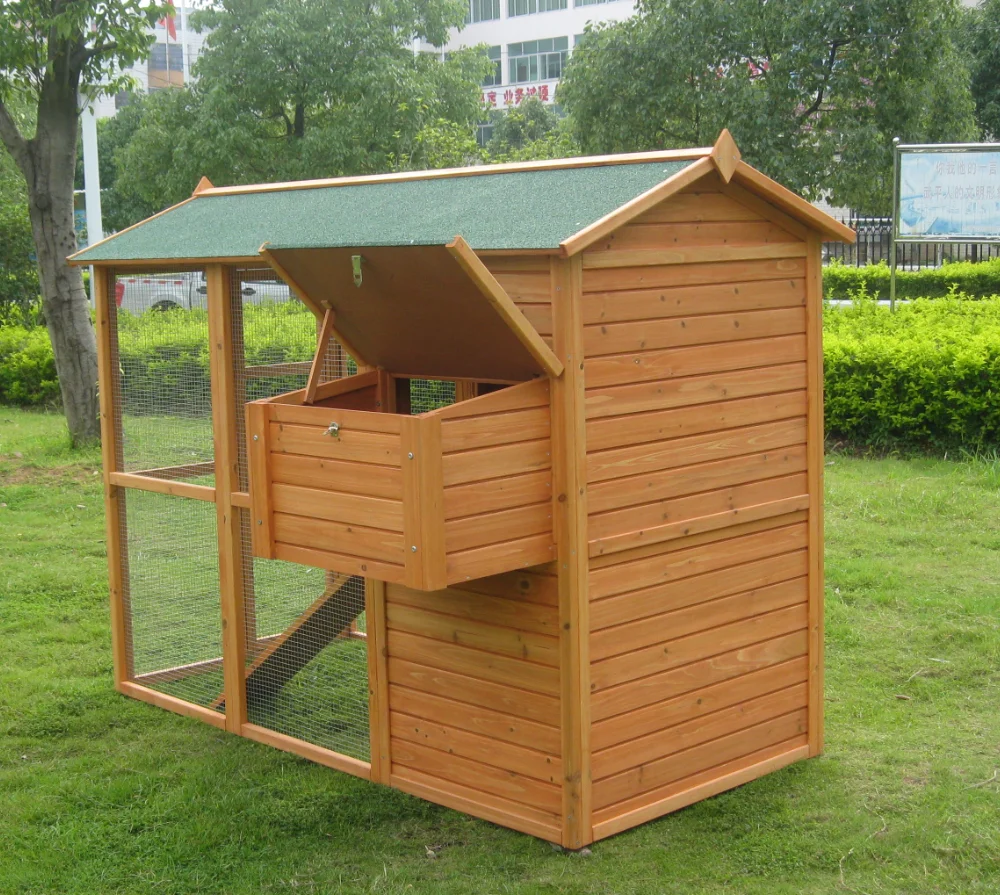 Wooden Easy Clean Large Chicken Coops With Nesting Box Buy Large