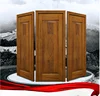 Retro Square Double Painted Solid Wood Cheap Security Door