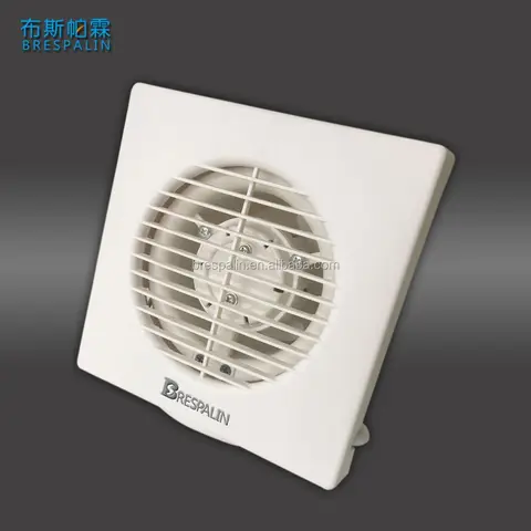 Wall/Window Mounted Square Bathroom Exhaust Fan with Louver