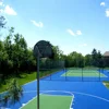 Wholesale Price Floating Dance Floor Flex PP Floor Tiles With Basketball
