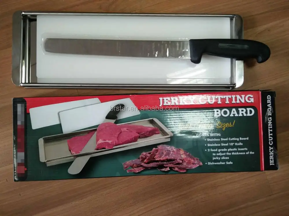 Stainless Steel Manual Jerky Cutting Board Meat Slicer Buy Plastic
