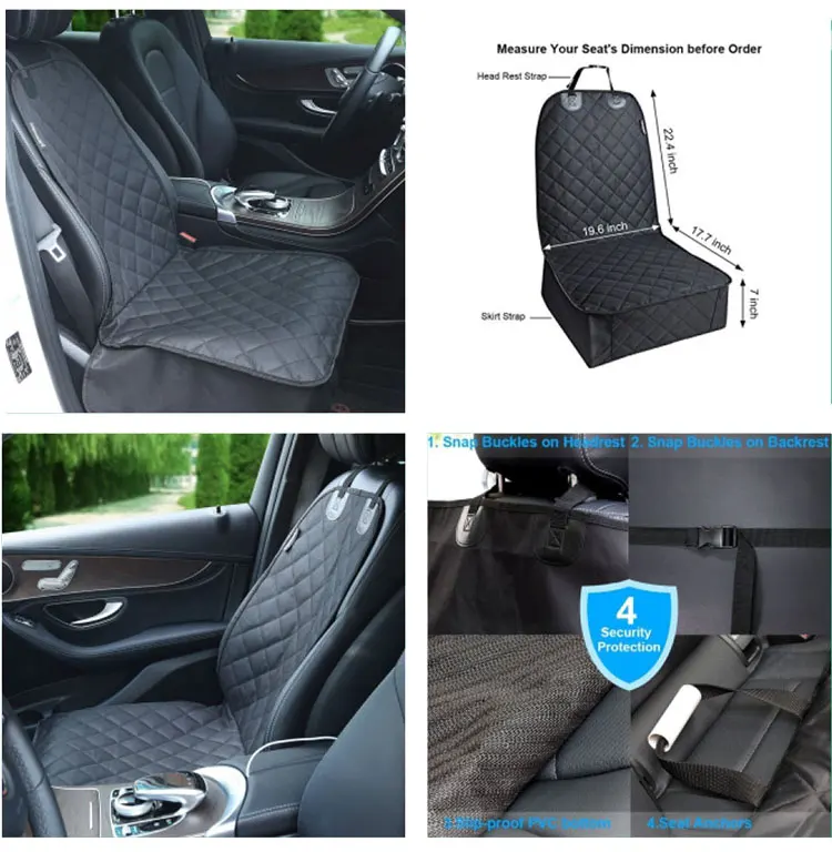 SUV PP Vehicles Mats Hammock Dog Car Seat  Waterproof Pet Cushion