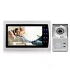 High quality 4 wired 7 inch video intercom systems IP65 waterproof door bell camera 2 family